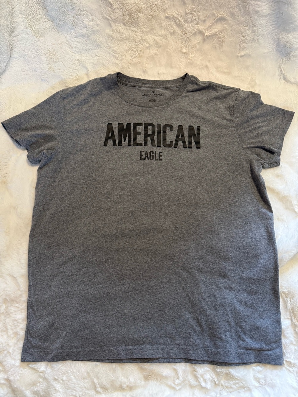 American Eagle Men’s Classic Grey Logo T-Shirt